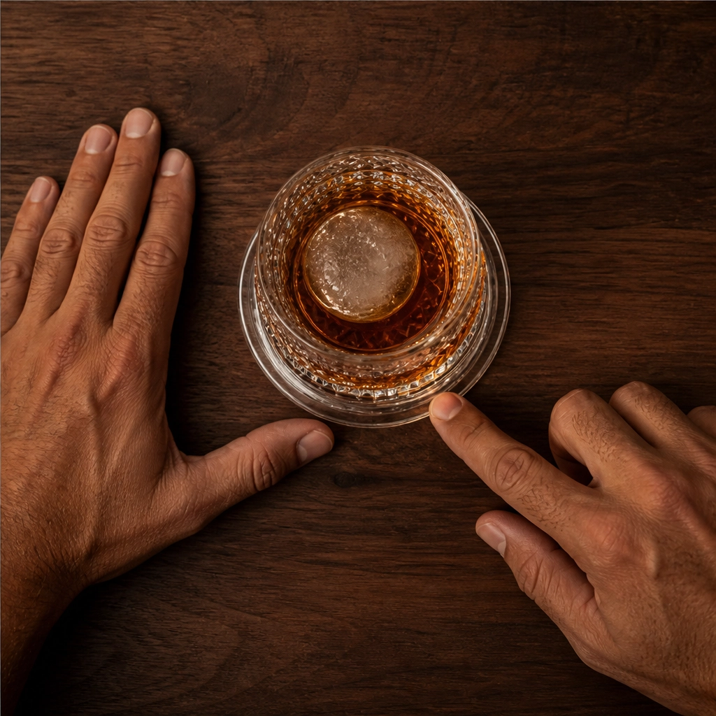 Caskwell™ – 360° Rotating Embossed Crystal Whiskey Tumbler + 50% OFF