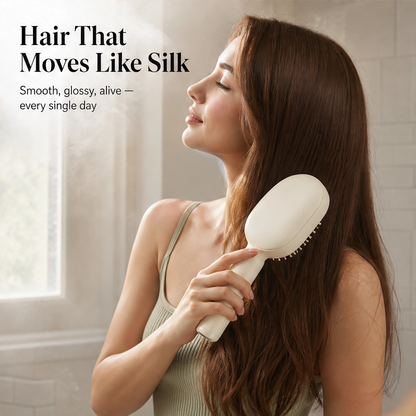 Soothecrown™ – Electric Scalp-Massage Hair Brush with Nourishing Mist & Self-Cleaning + 50% OFF