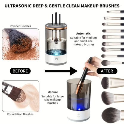 LuxeCleanse Pro – Effortlessly Achieve Professional-Level Brush Cleanliness - 50% OFF