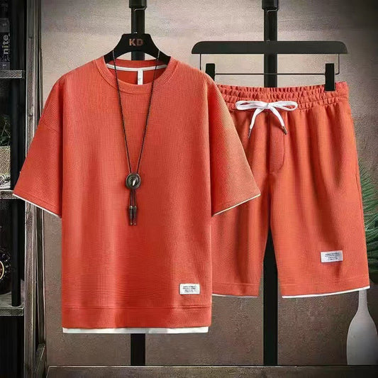 Hemworth – Breathable Waffle-Knit Two-Piece Summer Set + 50% OFF