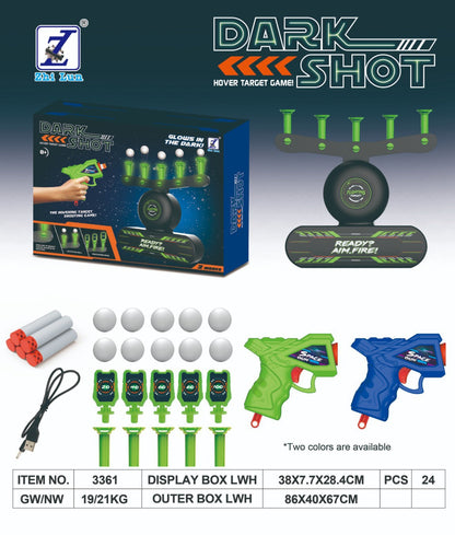 The DarkShot Target Game - Hovering Targets, Glow-in-the-Dark Fun + 50% OFF