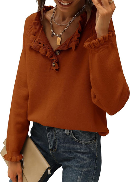 The PetalKnit Sweater - Effortless Feminine Charm - 50% OFF