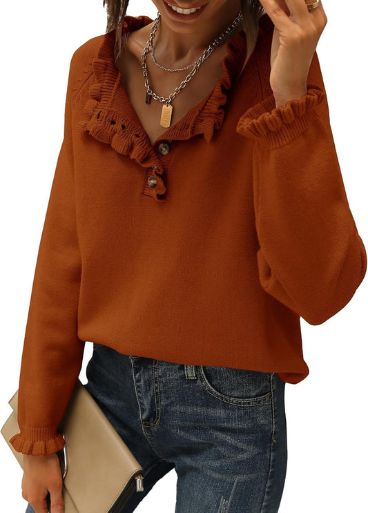 The PetalKnit Sweater - Effortless Feminine Charm - 50% OFF