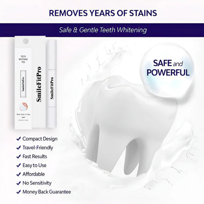 The SmileFitPro Pen - Whiter Smile in 7 Days, Zero Sensitivity +50% OFF