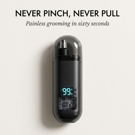 Clipstone™ – Painless Smart LED Nose & Ear Hair Trimmer with Type-C Fast Charging + 50% OFF