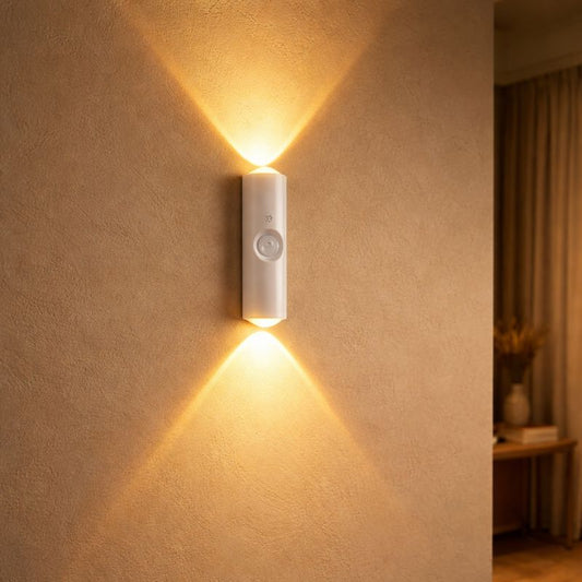 Amberwick™ – RGB Motion Sensor Wall Light, Magnetic Mount, Rechargeable + 1+1 FREE