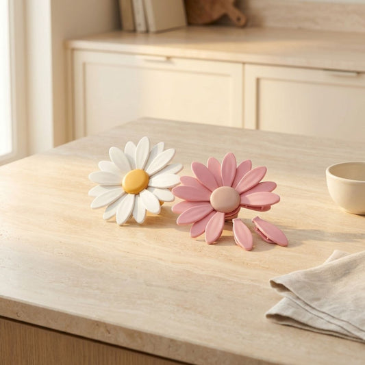 Petalock™ – Daisy Magnetic Fridge Clip Set | 5 Petal Bag Clips + Fridge Magnet | Food-Safe Kitchen Organizer + 50% OFF