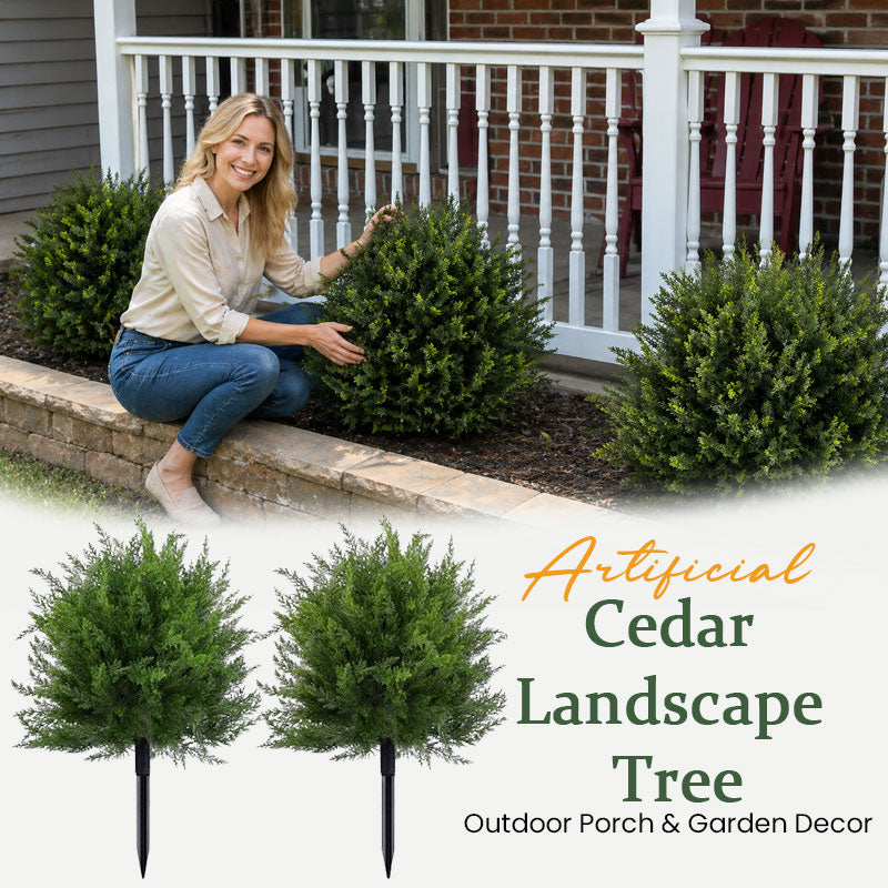 Cedarcroft™ – Realistic UV-Resistant Artificial Cedar Tree for Outdoor Porch & Garden Decor + 50% OFF