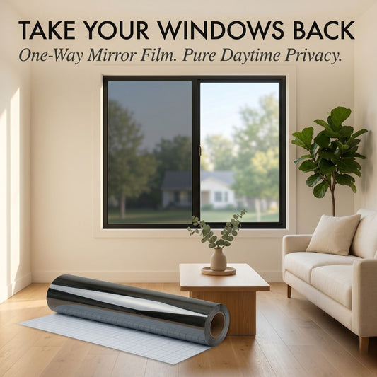 Veilstone™ – One-Way Mirror Privacy Film with Full DIY Kit & Heat Block + 50% OFF