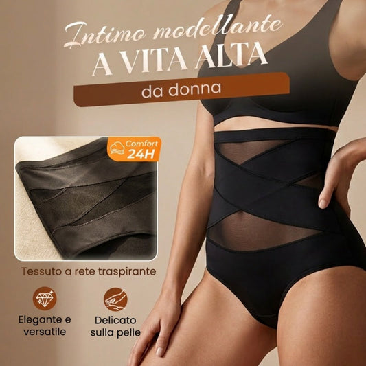 Sculptelle™ – High-Waisted Cross Tummy-Control Shaping Panty + 50% OFF