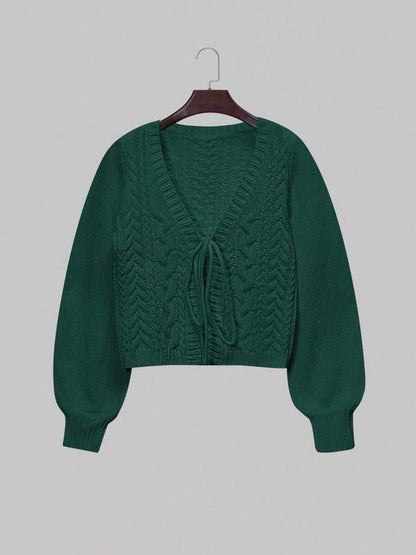 The Lantern Sleeve Cardigan - Effortless Year-Round Style + 50% OFF