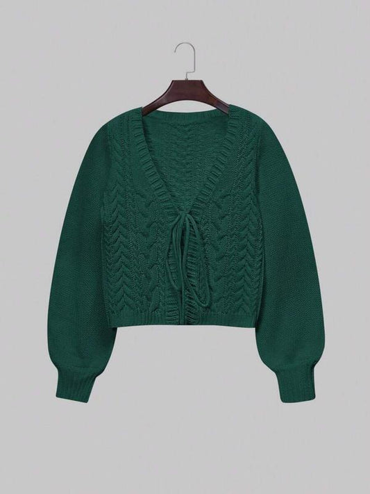 The Lantern Sleeve Cardigan - Effortless Year-Round Style + 50% OFF
