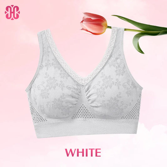 AuraForm Cotton Lift Bra – Natural Comfort, Effortless Support - 1+1 FREE