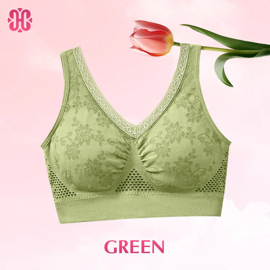 AuraForm Cotton Lift Bra – Natural Comfort, Effortless Support - 1+1 FREE