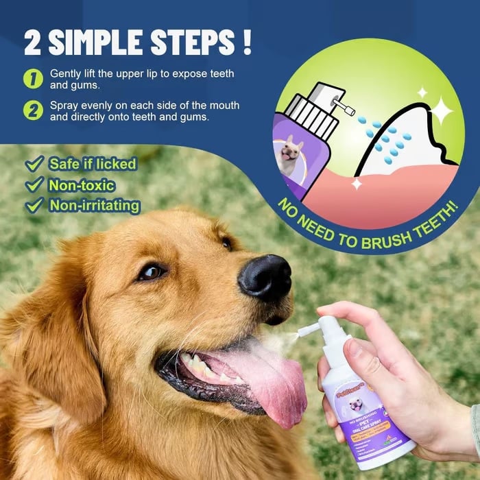 FreshSmile – The Ultimate Teeth Cleaning Spray for Dogs - 50% OFF