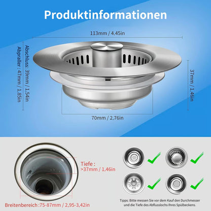 SinkShield - A Clean, Clog-Free Sink - 50% OFF