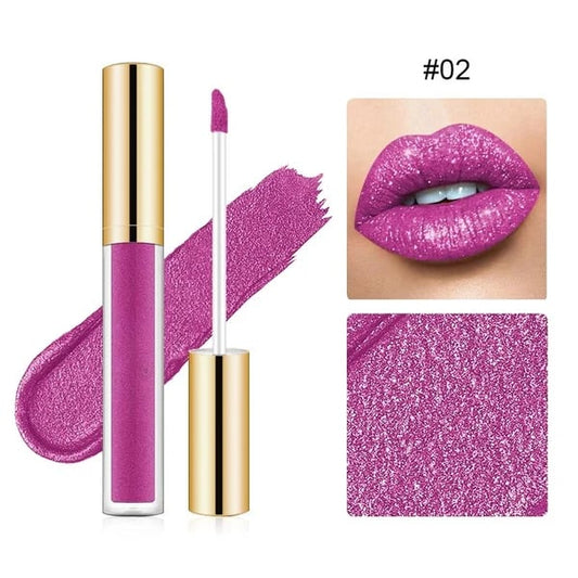 Diamond Drip Lipstick - A Dazzling, All-Night Pout - 50% OFF