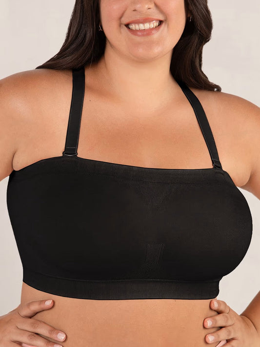 Velosa™ – Stay-Put Strapless Bandeau Bra with Anti-Slip Grip & Removable Straps + 1+1 FREE