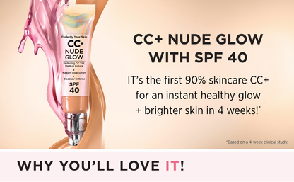 LuminEssence Veil + Radiant Perfection, Weightless Protection - 50% OFF + Free Brush