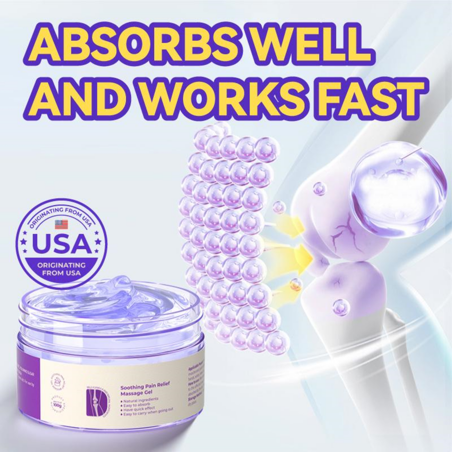 KerainRelief Gel – Fast-Acting Relief from Pain and Inflammation - 1+1 FREE