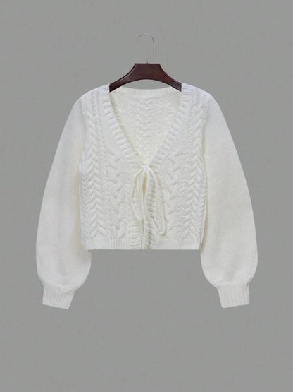 The Lantern Sleeve Cardigan - Effortless Year-Round Style + 50% OFF