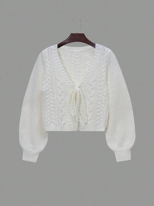 The Lantern Sleeve Cardigan - Effortless Year-Round Style + 50% OFF