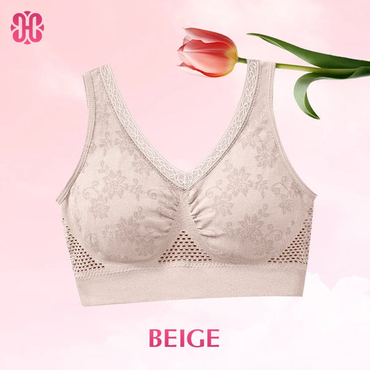 AuraForm Cotton Lift Bra – Natural Comfort, Effortless Support - 1+1 FREE