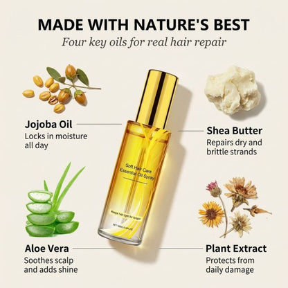 Silkveil™ – Lightweight Nourishing Hair Oil Spray for Frizz, Shine & Soft Hair + 50% OFF