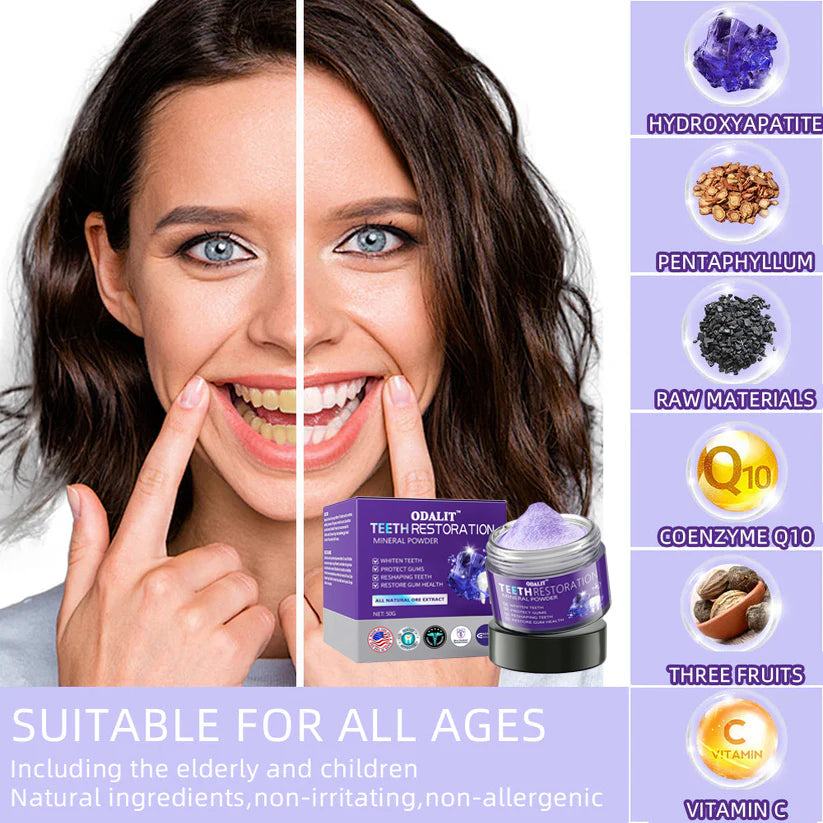 ODALIT™ TeethRestoration Mineral Powder 🦷(ADA recommended)