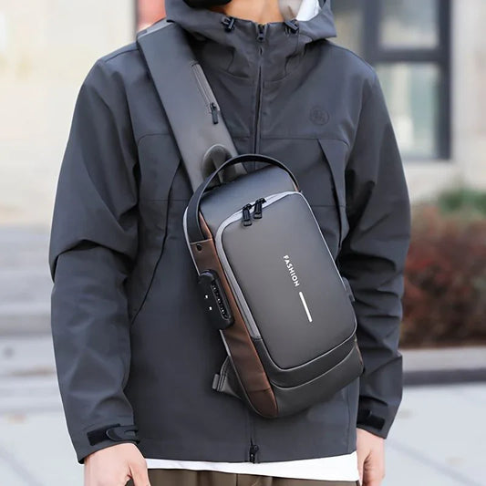 Cipher™ – Anti-Theft Lock & USB Charging Crossbody Sling Bag + 50% OFF