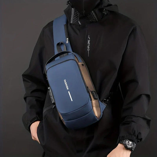 Cipher™ – Anti-Theft Lock & USB Charging Crossbody Sling Bag + 50% OFF