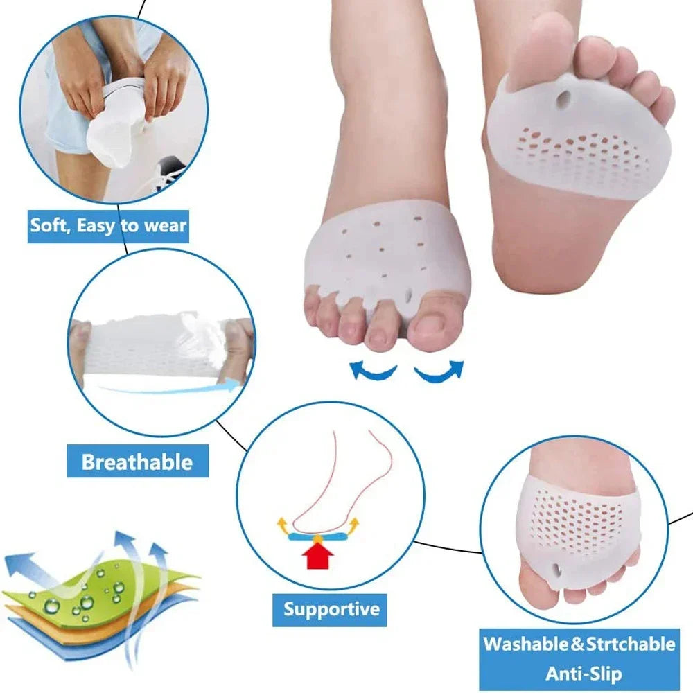 Cloudstep – Breathable Soft Gel Toe Support Pads for All-Day Walking Comfort + 50% OFF