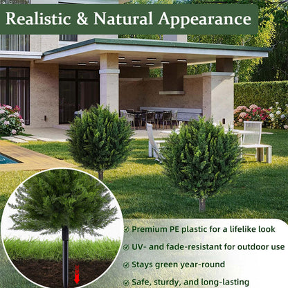 Cedarcroft™ – Realistic UV-Resistant Artificial Cedar Tree for Outdoor Porch & Garden Decor + 50% OFF