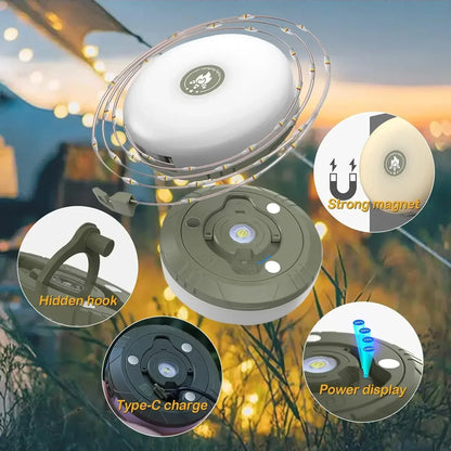 AuraGlow Adventure Light - Your 4-in-1 Illumination Hub - 60% OFF