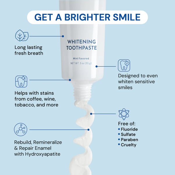 EnamelGuard Whitening Paste - Your Natural Smile Solution - 50% OFF