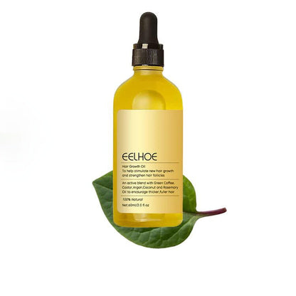 The EELHOE Natural Growth Oil - Rosemary, Castor, and Green Coffee for Thicker, Fuller Hair +  50% OFF