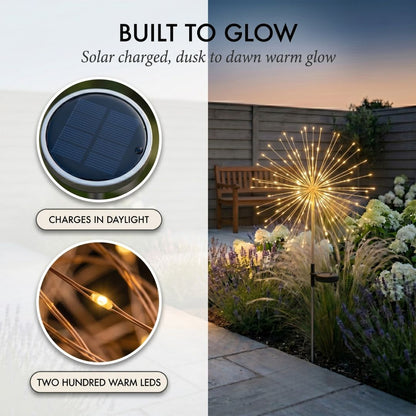 Ember & Bloom™ – Solar Bendable Starburst Garden Lights + 50% OFF