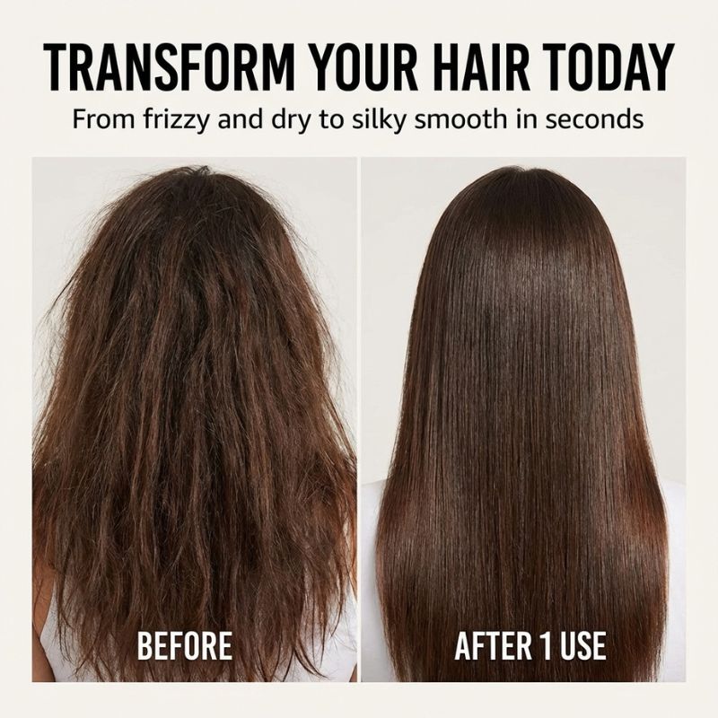Silkveil™ – Lightweight Nourishing Hair Oil Spray for Frizz, Shine & Soft Hair + 50% OFF