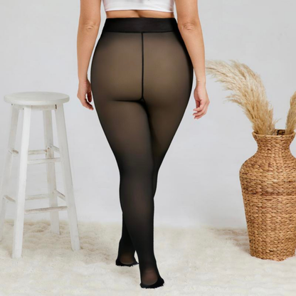 The SheerWarm Fleece Tights - Wear Dresses in Winter + 50% OFF