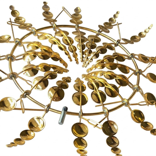 WhirlBloom™ – Dual-Spinning Metal Kinetic Wind Spinner + 50% OFF