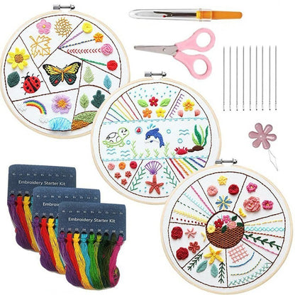 The Mindful Stitch Embroidery Kit - Learn Embroidery, Stress-Free + 50% OFF