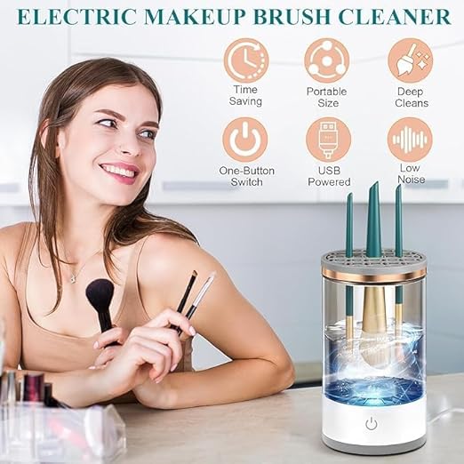 LuxeCleanse Pro – Effortlessly Achieve Professional-Level Brush Cleanliness - 50% OFF