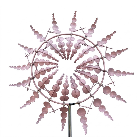 WhirlBloom™ – Dual-Spinning Metal Kinetic Wind Spinner + 50% OFF