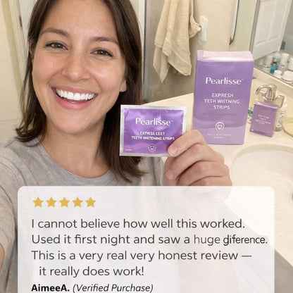 Pearlisse™ – PAP+ Peroxide-Free Teeth Whitening Strips + 50% OFF