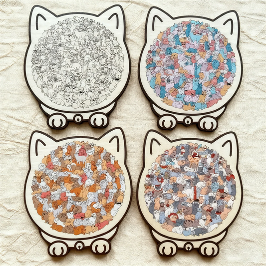 The Kitty-Clique Puzzle - A Calming Cat-Filled Challenge - 50% OFF