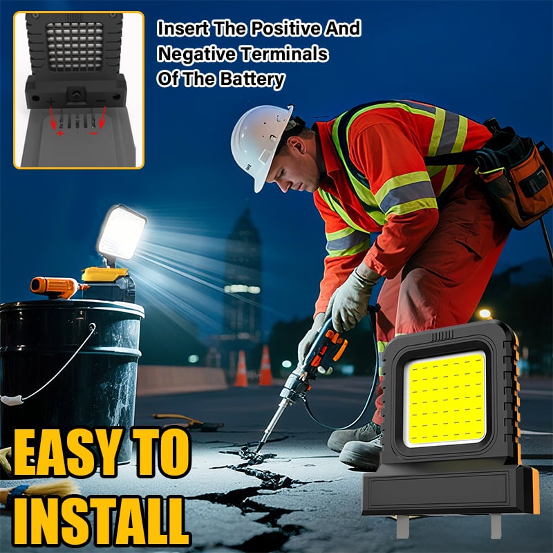 The PowerCore Floodlight - Turn Night into Day, With Any Battery - 50% OFF