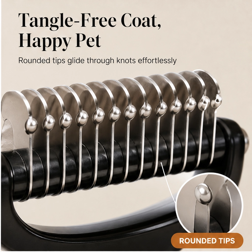 Furvana – 2-in-1 Dematting & Deshedding Comb for Dogs & Cats + 50% OFF