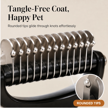 Furvana – 2-in-1 Dematting & Deshedding Comb for Dogs & Cats + 50% OFF
