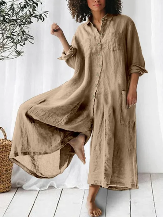 DailyDiva™ - Oversized Jumpsuit with Long Sleeves (Limited Offer 50% Discount)
