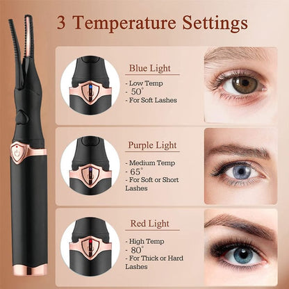 Electric Eyelash Curler – Effortless Lash Perfection in Seconds - 70% OFF